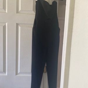 Strapless pant suit